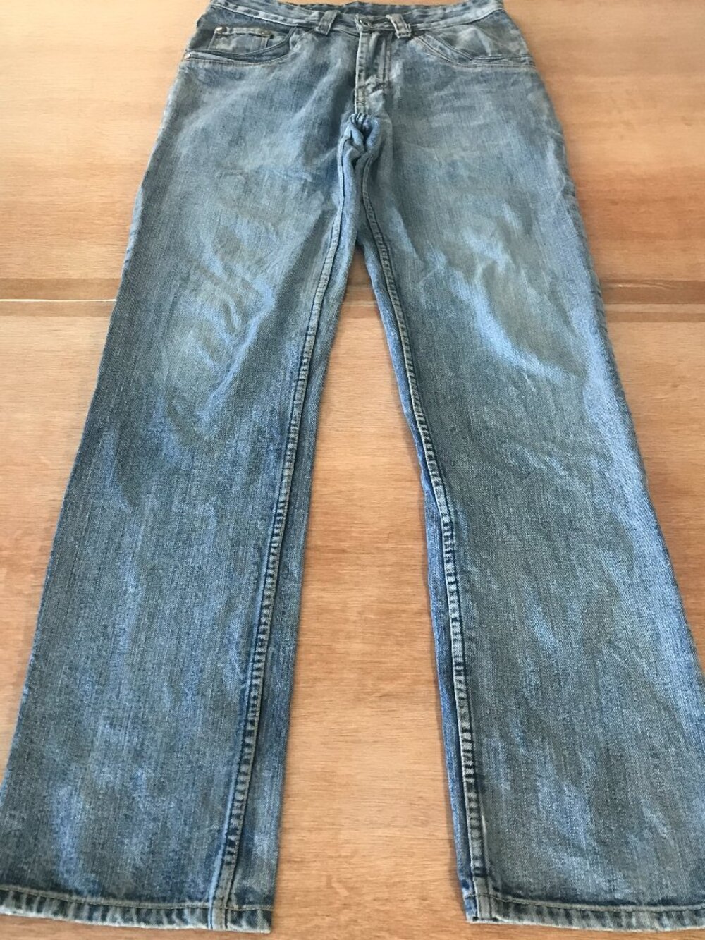 G Star Originals Raw Straight Leg Jeans Men 31x32 Blue Mid Rise Medium Wash